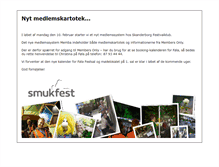 Tablet Screenshot of members.smukfest.dk
